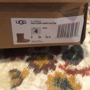 Ugg Kids classic short II glitter